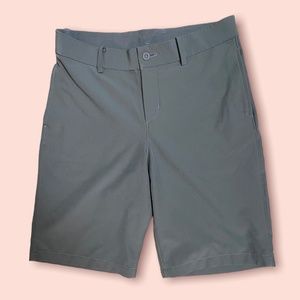 NIKE BOYS DRI-FIT GOLF SHORTS, DARK GREY, SIZE LARGE